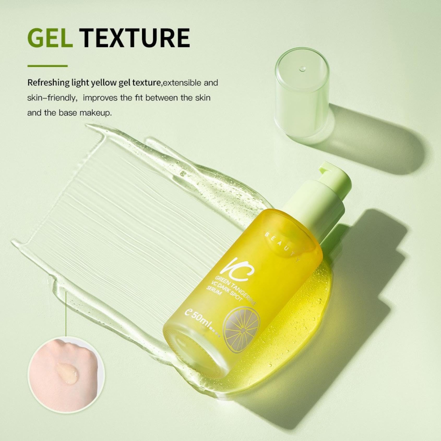 Suero Antioxidante Vitamina C Green Tangerine para Aclarar Manchas y Hidratar la Piel - 2 Piezas 50ml - Serum Facial Todo Tipo de Piel.