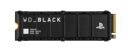 SSD WD_BLACK 2TB NVMe M.2 Expansión de Almacenamiento Rápida con Disipador para Consolas PS5