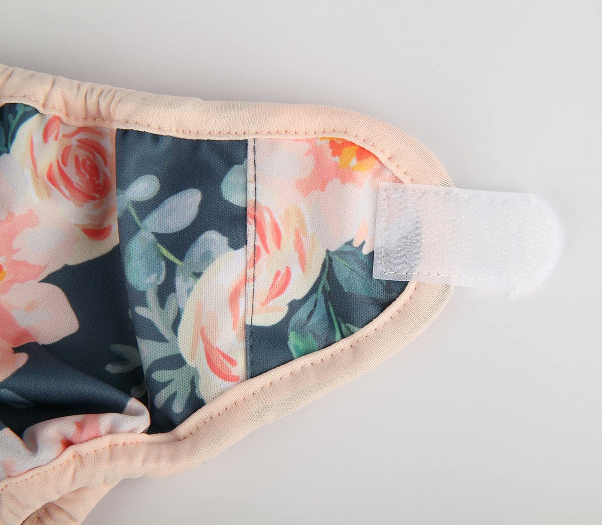 Pañal de tela para bebé recién nacido con gancho y bucle (flor vintage)