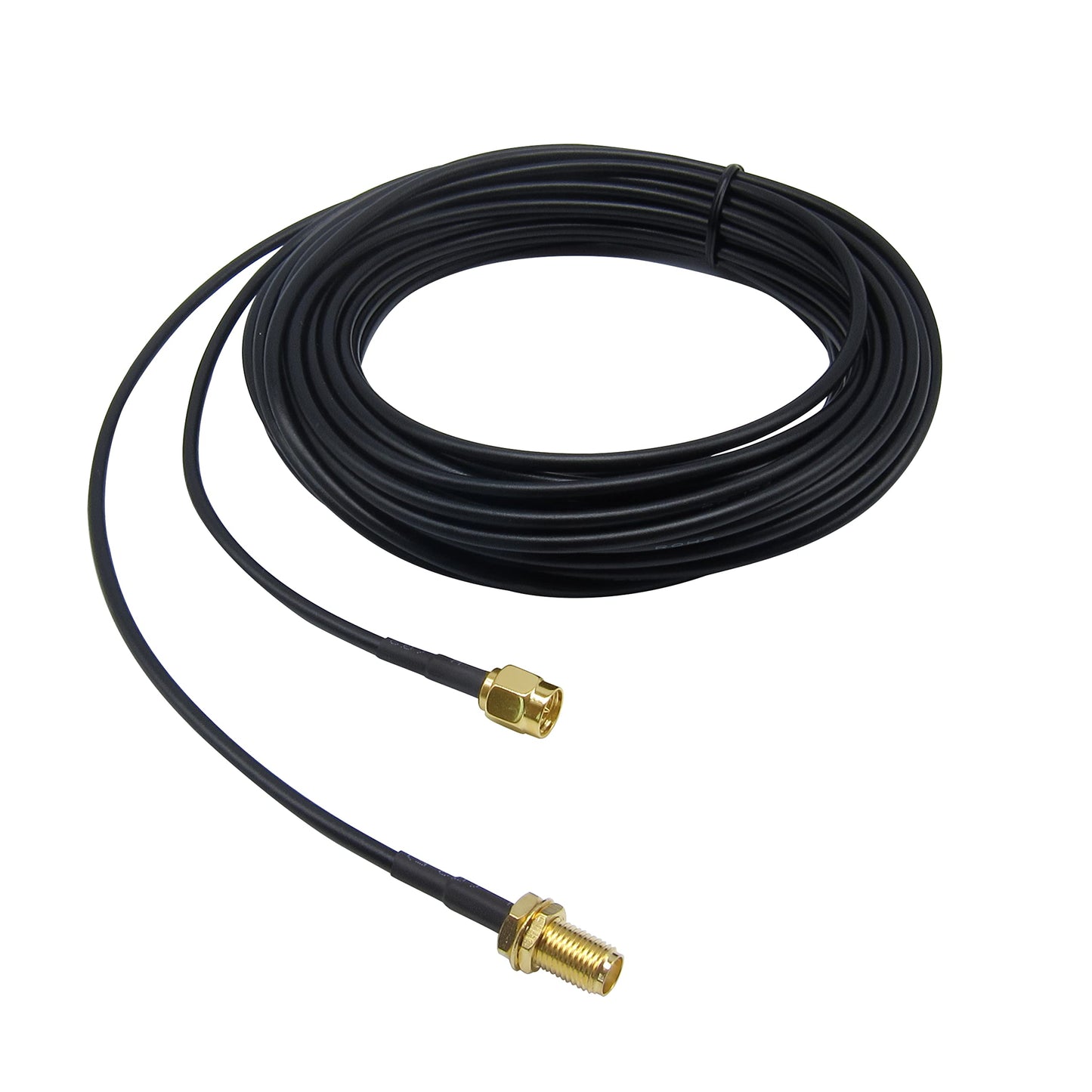 SMA macho a SMA hembra adaptador de antena coaxial RG174 de 33 pies de baja pérdida para sistema de red, sistema de seguridad, equipo SDR, LTE 4G 5G GPS WiFi Antenas