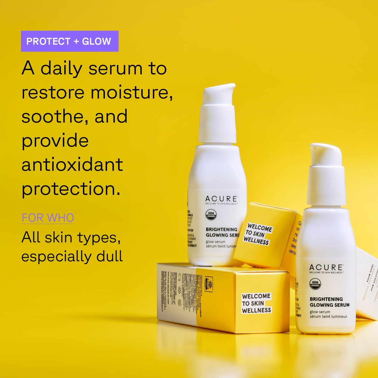 Serum Facial Reafirmante Acure 1 Onza - ¡Consigue una piel firme y radiante!