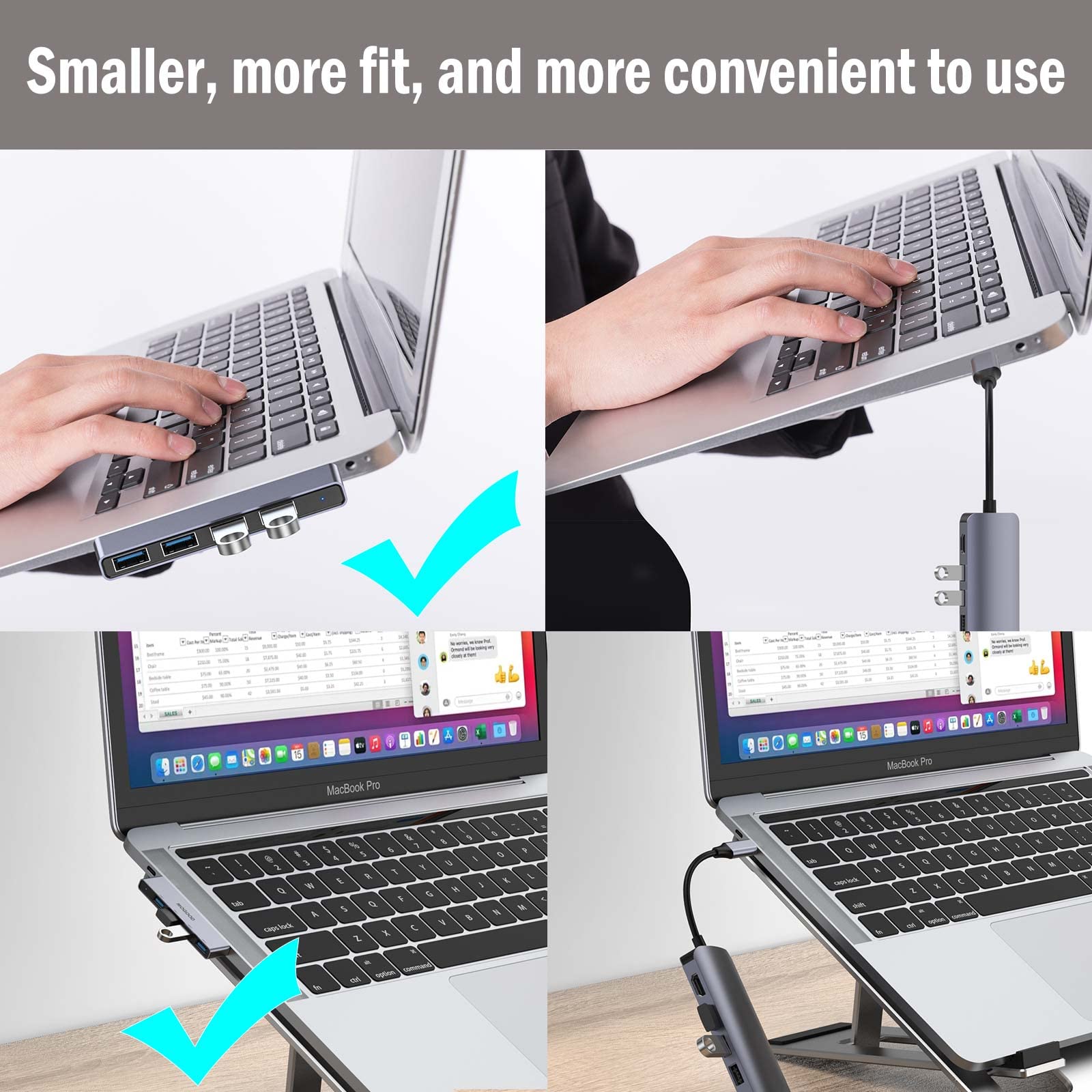 Fidioto Concentrador USB de 4 puertos (1 concentrador 3.0, 3 concentradores 2.0) USB Splitter USB Expander para computadora portátil, PC con Windows, Mac, impresora, unidad flash, disco duro móvil, PC portátil