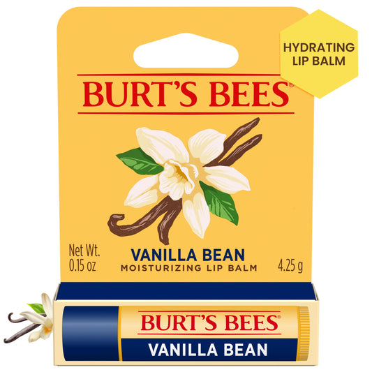 Burt’s Bees Lip Balm, Vanilla Bean Tube, 0.15 Ounce