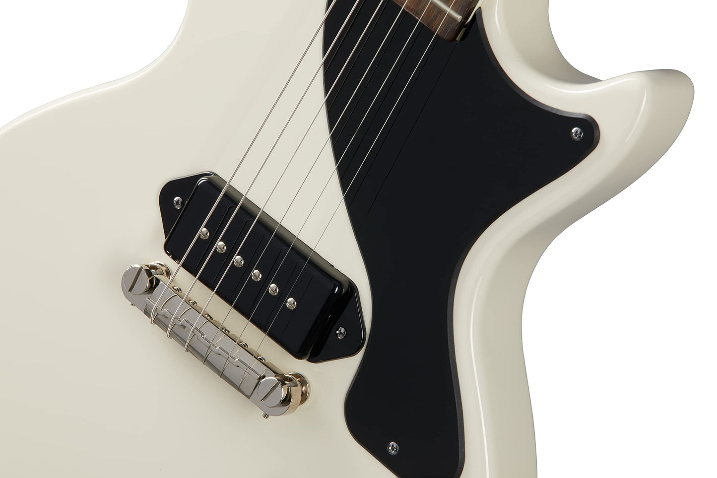 Epiphone Paquete de Guitarra Eléctrica Les Paul Junior Billie Joe Armstrong Blanco Clásico