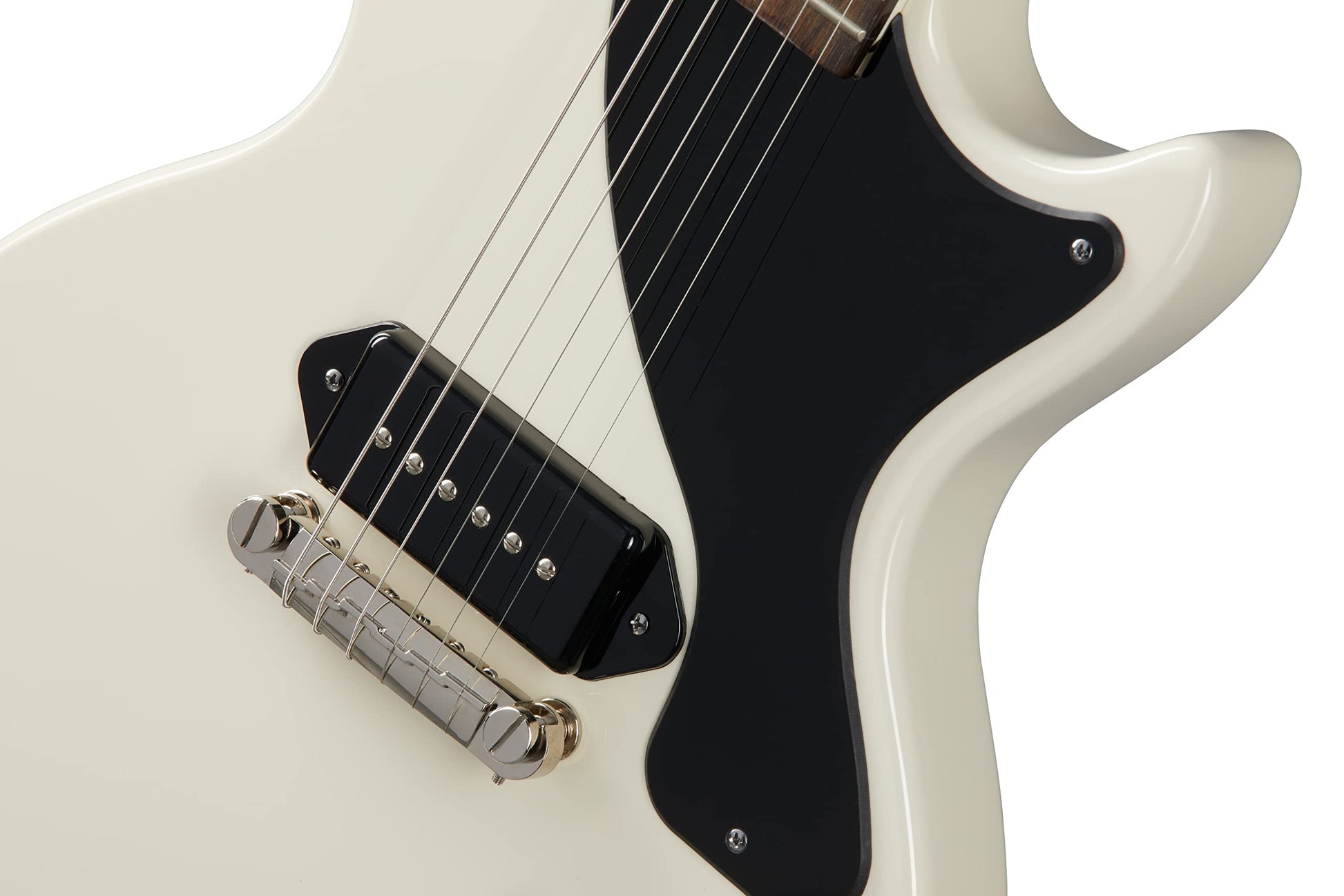 Epiphone Paquete de Guitarra Eléctrica Les Paul Junior Billie Joe Armstrong Blanco Clásico