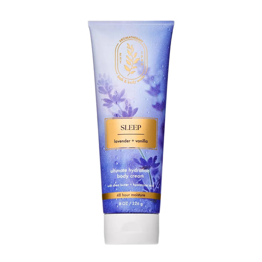 Crema Corporal Bath & Body Works Lavanda Vainilla Aromaterapia Sleep 8.0 Oz