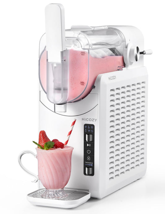 HiCozy F1 Slushie, Bebidas Congeladas, Machine Maquina de Granizado, Maquina de Slushie, Slushi, Slushy, Liguadora de Mesa, Maquina de Raspado, Trituradora de Hielo,1.2L para el Hogar, Sin Hielo