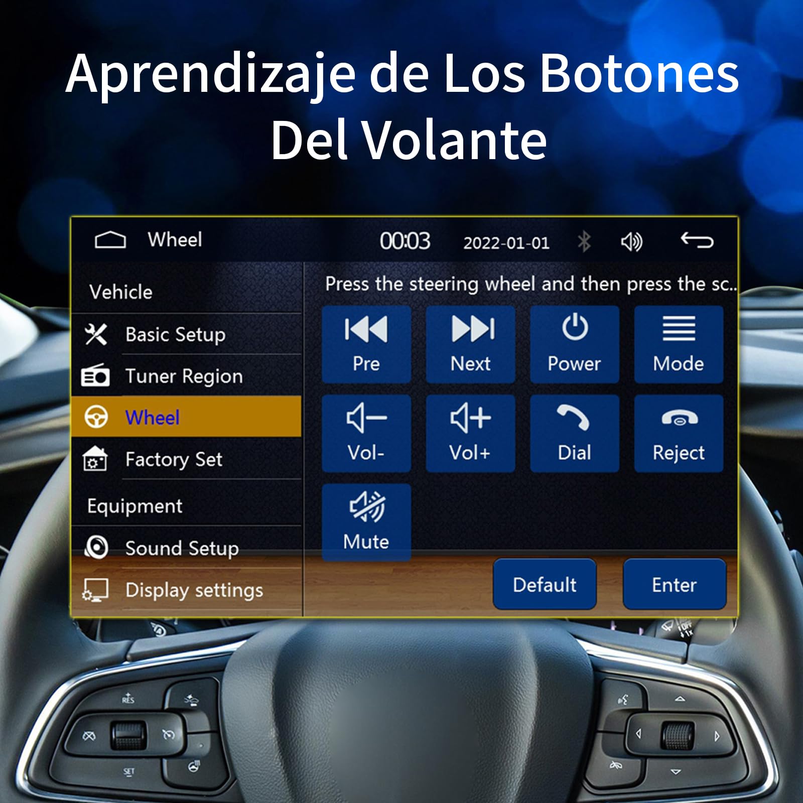 FINYQBET Stereo para Auto de 7 Pulgadas,estereo 1 din con CarPlay y Android Auto, Control de Volante y Cámara de Reversa,Estereos para Coches Ideal para Conducir Seguro y Disfrutar de Música Inmersiva