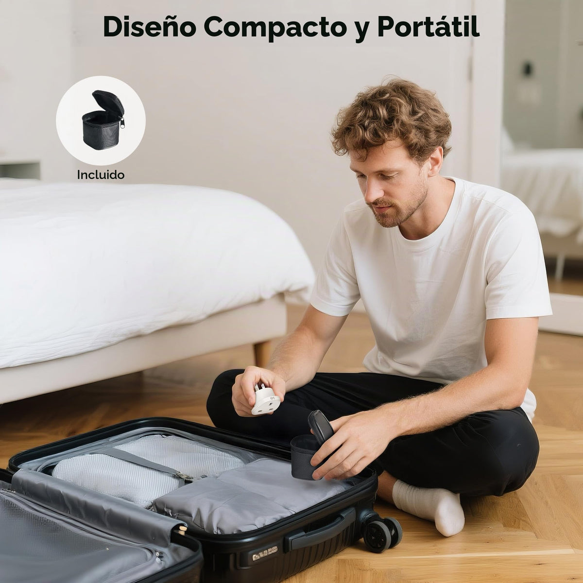 Adaptador Enchufe Cable Matters Reino Unido a Estados Unidos Tipo