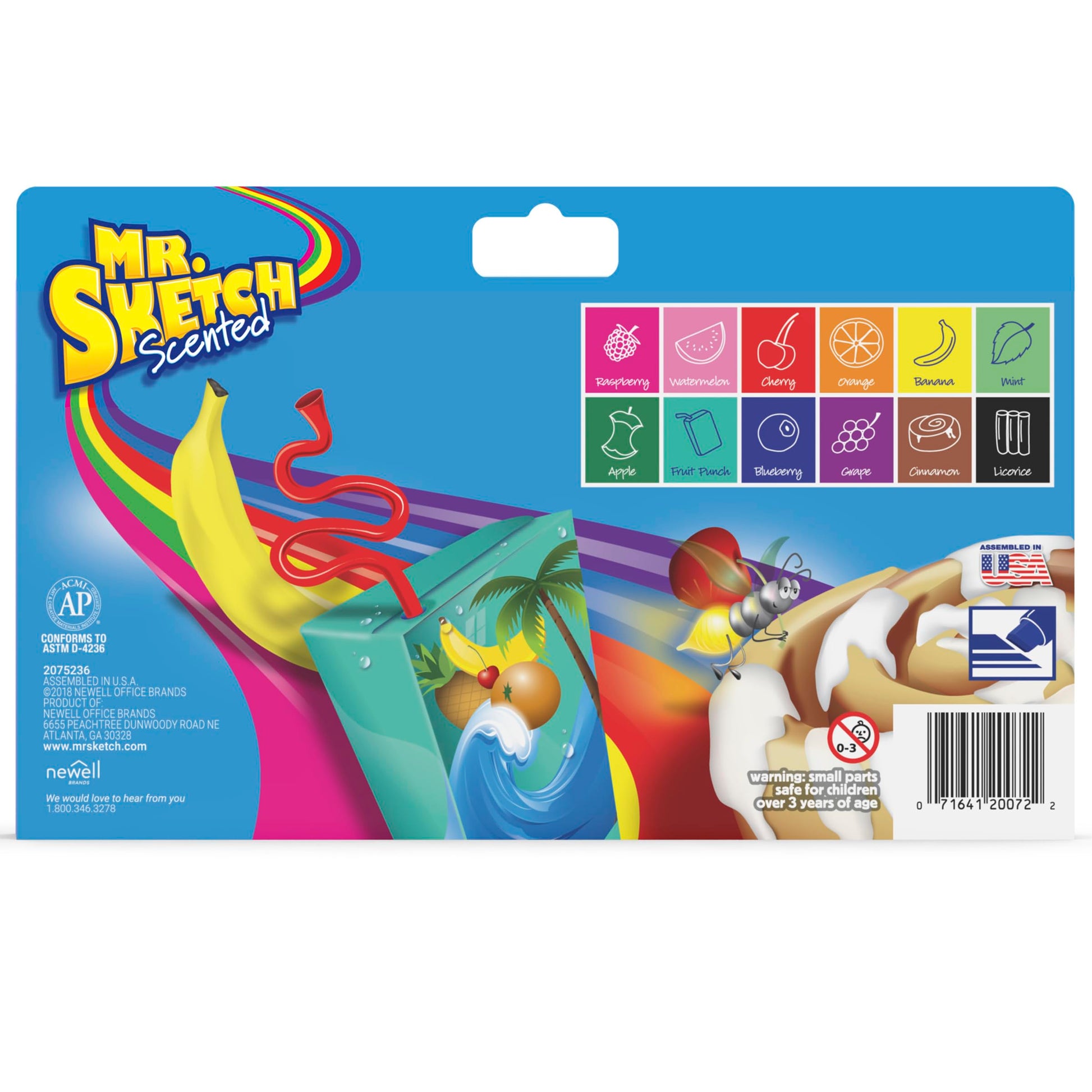 Mr.Sketch Scented Marker Set 12/Pkg-Chisel