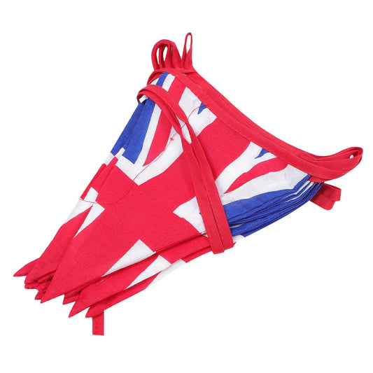 Amosfun 2piezas Banderín De Británica De Algodón para Decoración De Fiesta Guirnalda Colgante De Nacional para Eventos Y Celebraciones Casa Hotel Y Jardín