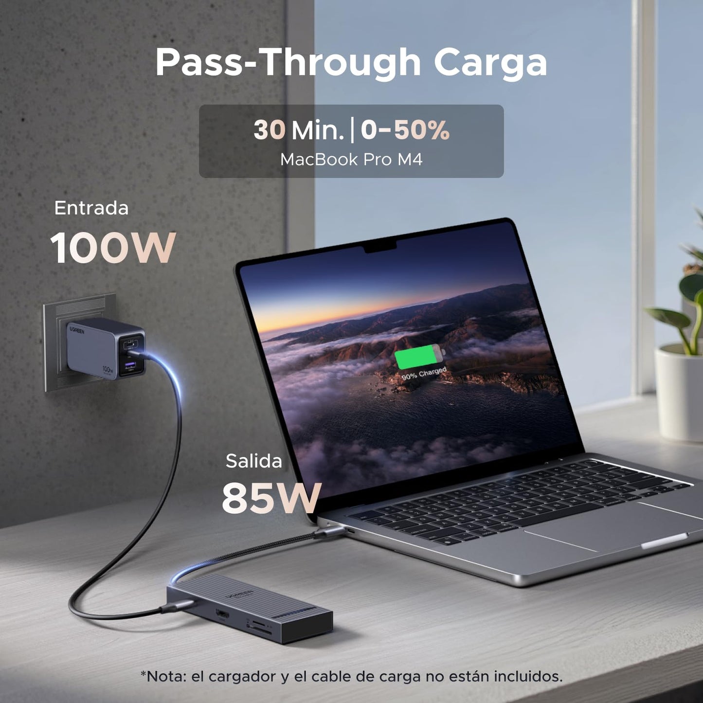 Hub USB C 8 en 1 UGREEN Revodok Pro 4K@60Hz HDMI PD 100W para MacBook Pro/Air iPad Pro XPS Thinkpad