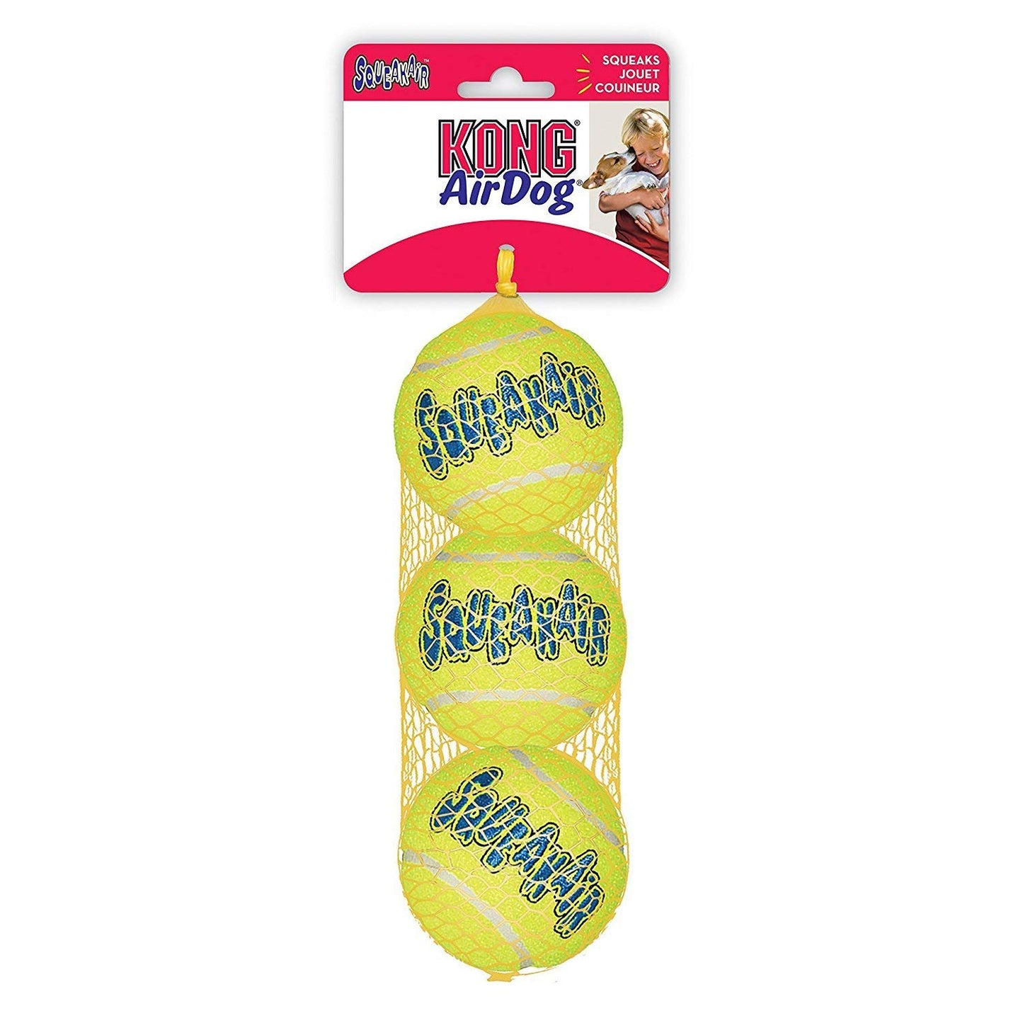 KONG Air Squeaker Tennis Balls