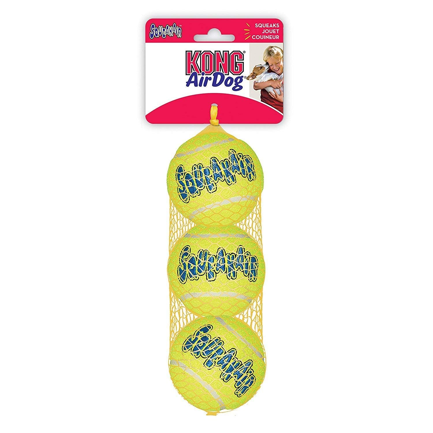 KONG Air Squeaker Tennis Balls