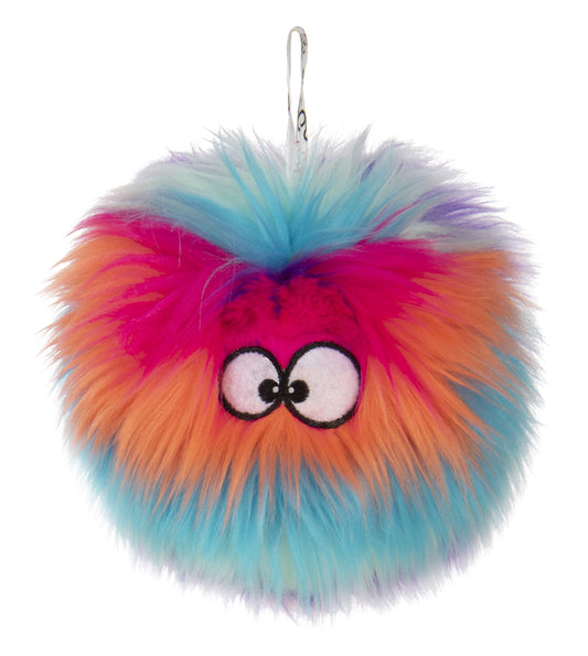 goDog Furballz - Juguete de Peluche chirriante para Perro, tecnología de protección para Masticar, Arco Iris Fresco, pequeño