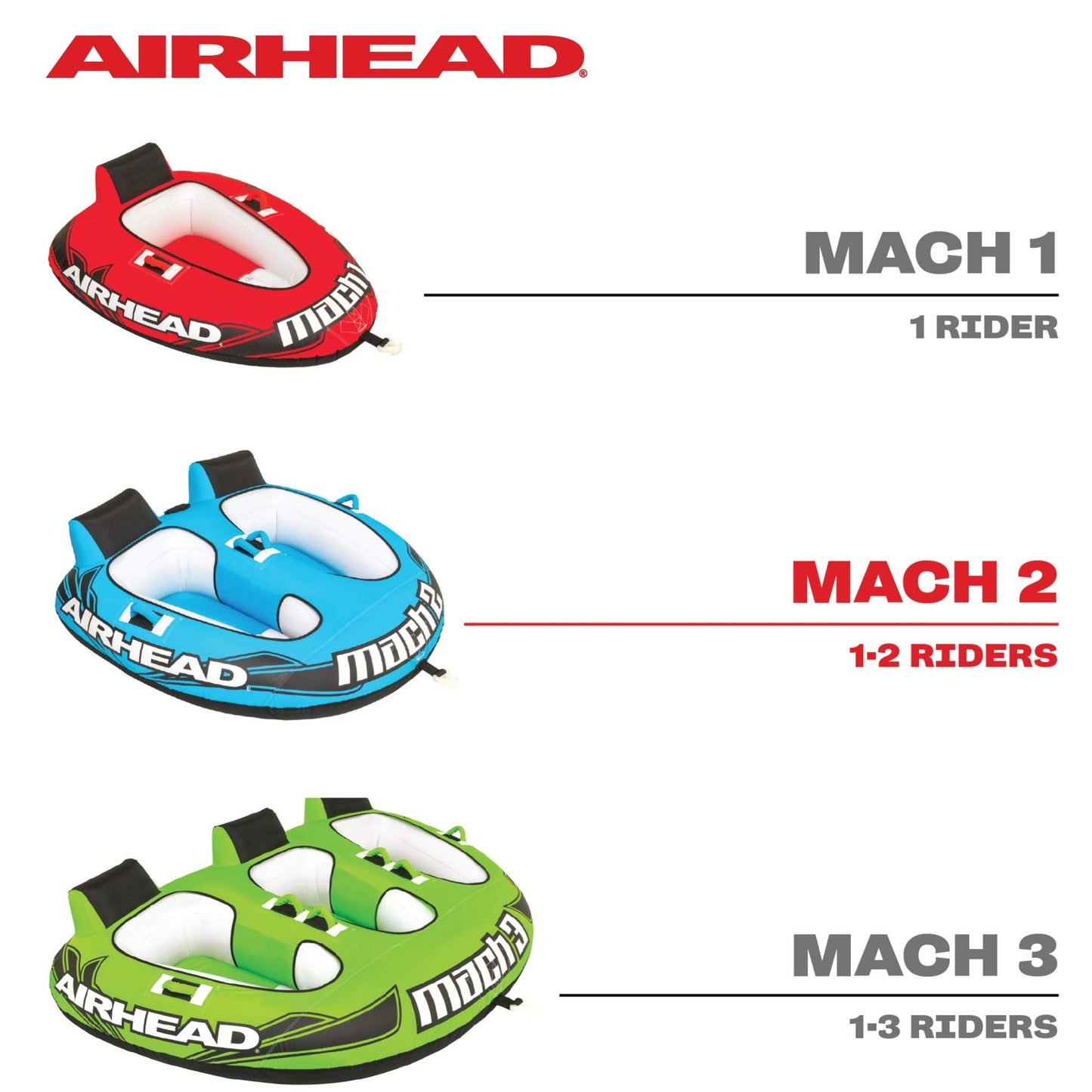 Tubo Remolcable Airhead Mach para Barco