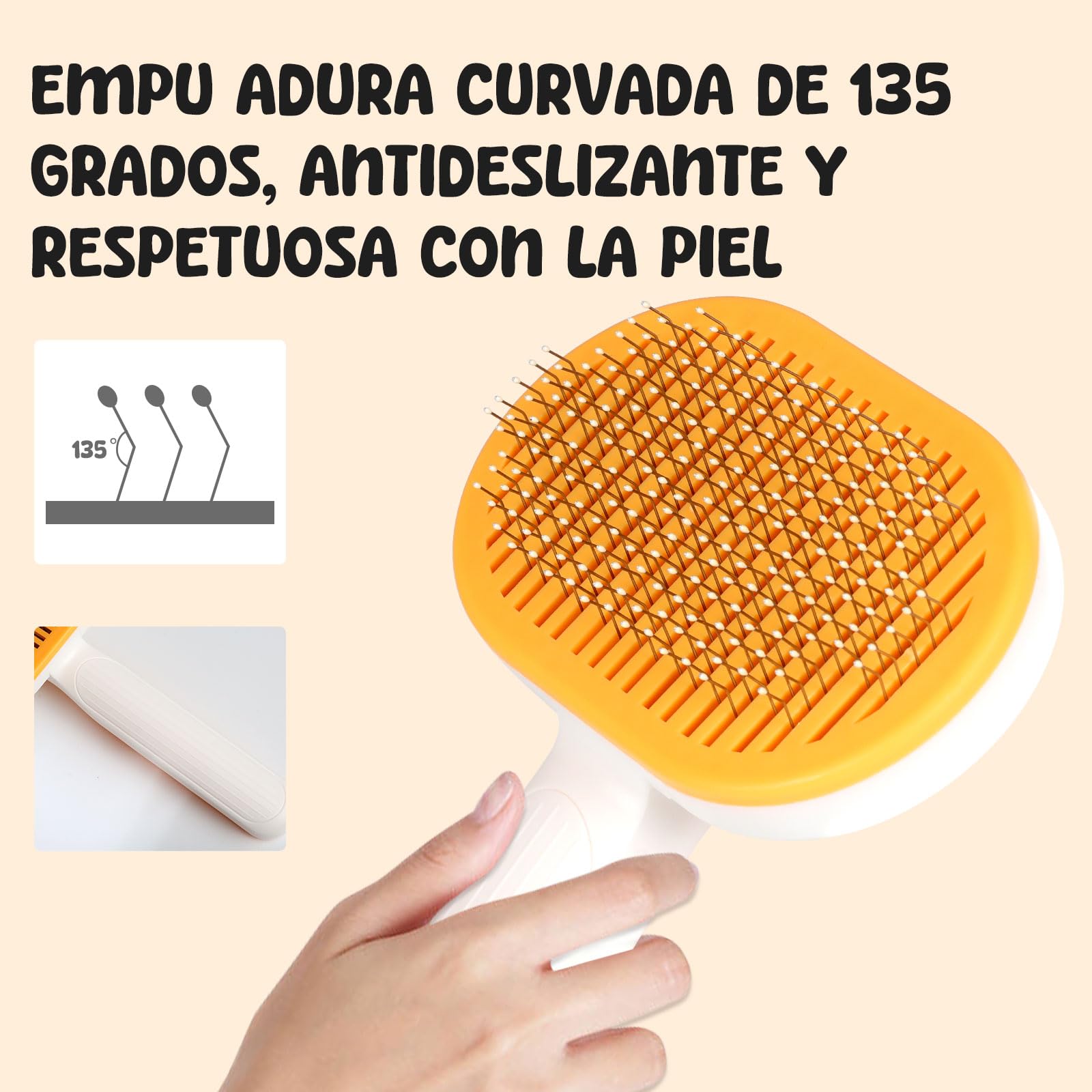 Cepillo de Limpieza Automática VIOSOON Blanco para Mascotas