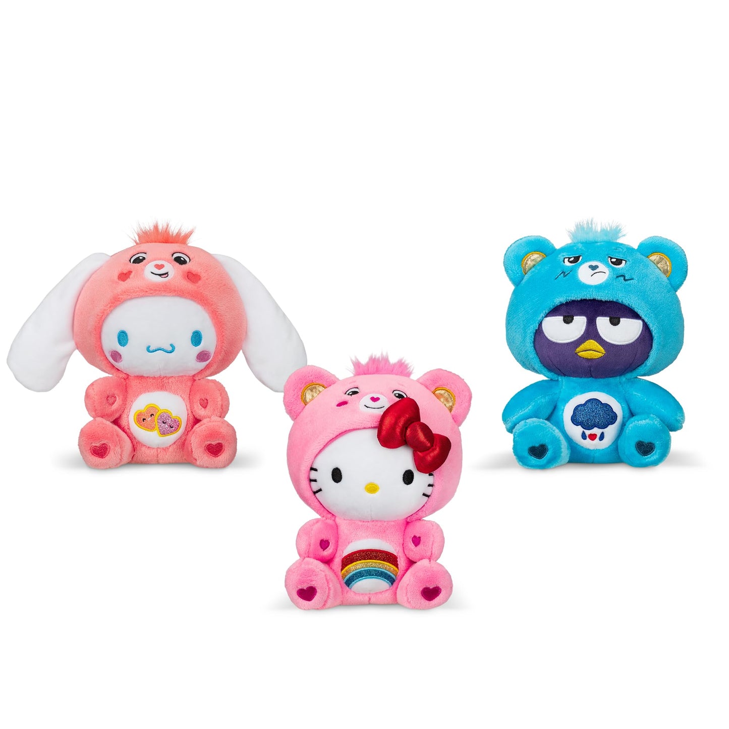 Care Bears Cinnamoroll Dressed As Love-a-Lot Bear 8 Pulgadas de Felpa de tamaño Divertido, Rosa, Suave, abrazable Mejor - Bueno para niñas y niños, empleados, coleccionistas, a Partir de 4 años
