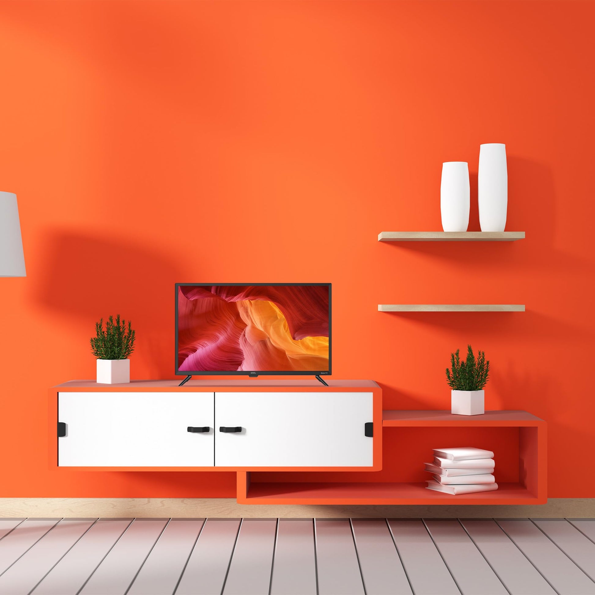 Televisión LED ONN 32 Pulgadas HD Smart TV Serie 1 con HDR HDMI USB y Alexa Asistente Google Reacondicionado