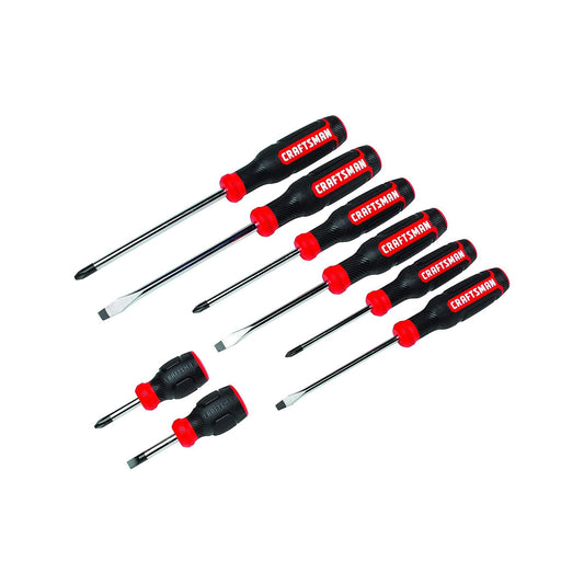 CRAFTSMAN - Juego de destornilladores bimateriales, juego de 8 piezas (CMHT65075N)