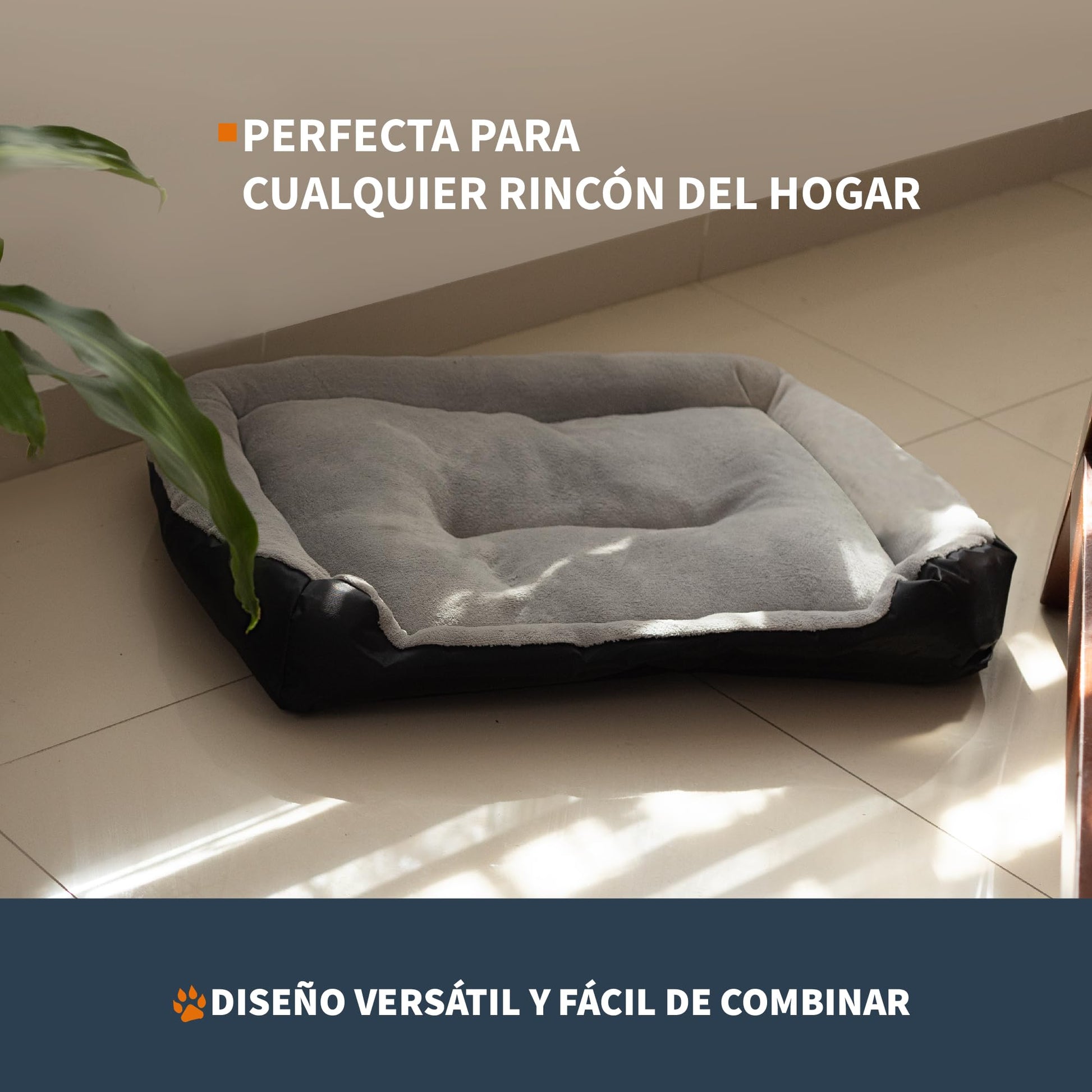 Camita Redonda PET TO BED Resistente Base Estable Lavable Anti Estrés para Mascotas Micofibra