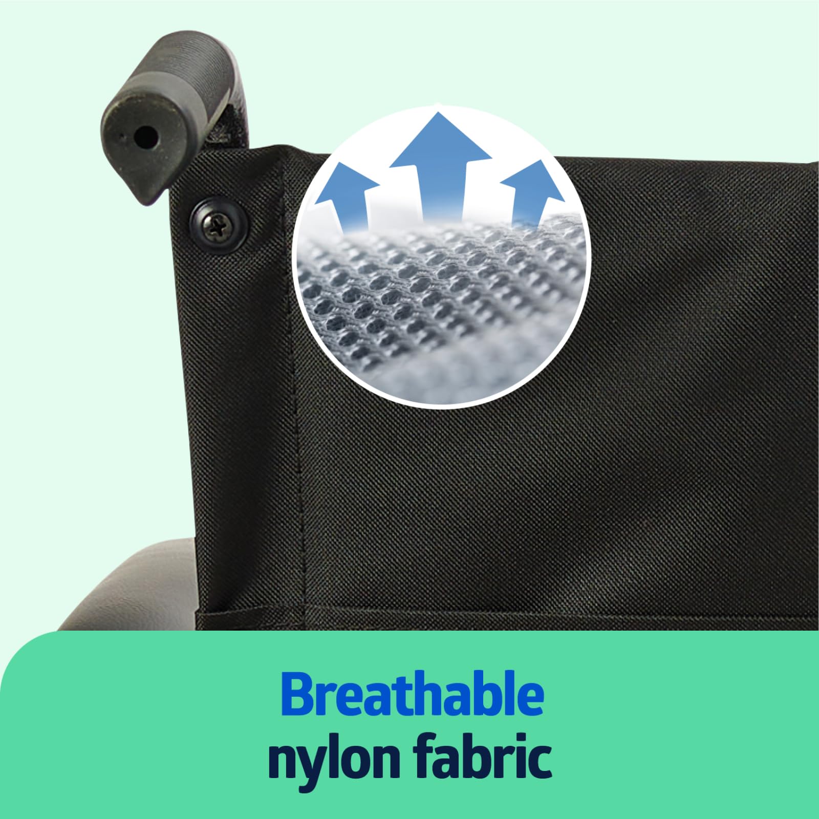Silla de Ruedas Medline Gris, Ligera y Amigable con Brazos Rebatibles y Descansapiernas Elevables para Mayor Comodidad