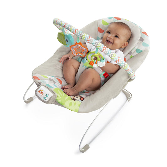 Bright Starts Mecedora Con Motivos De Safari, Multi, Paquete De 2590.0 Grams