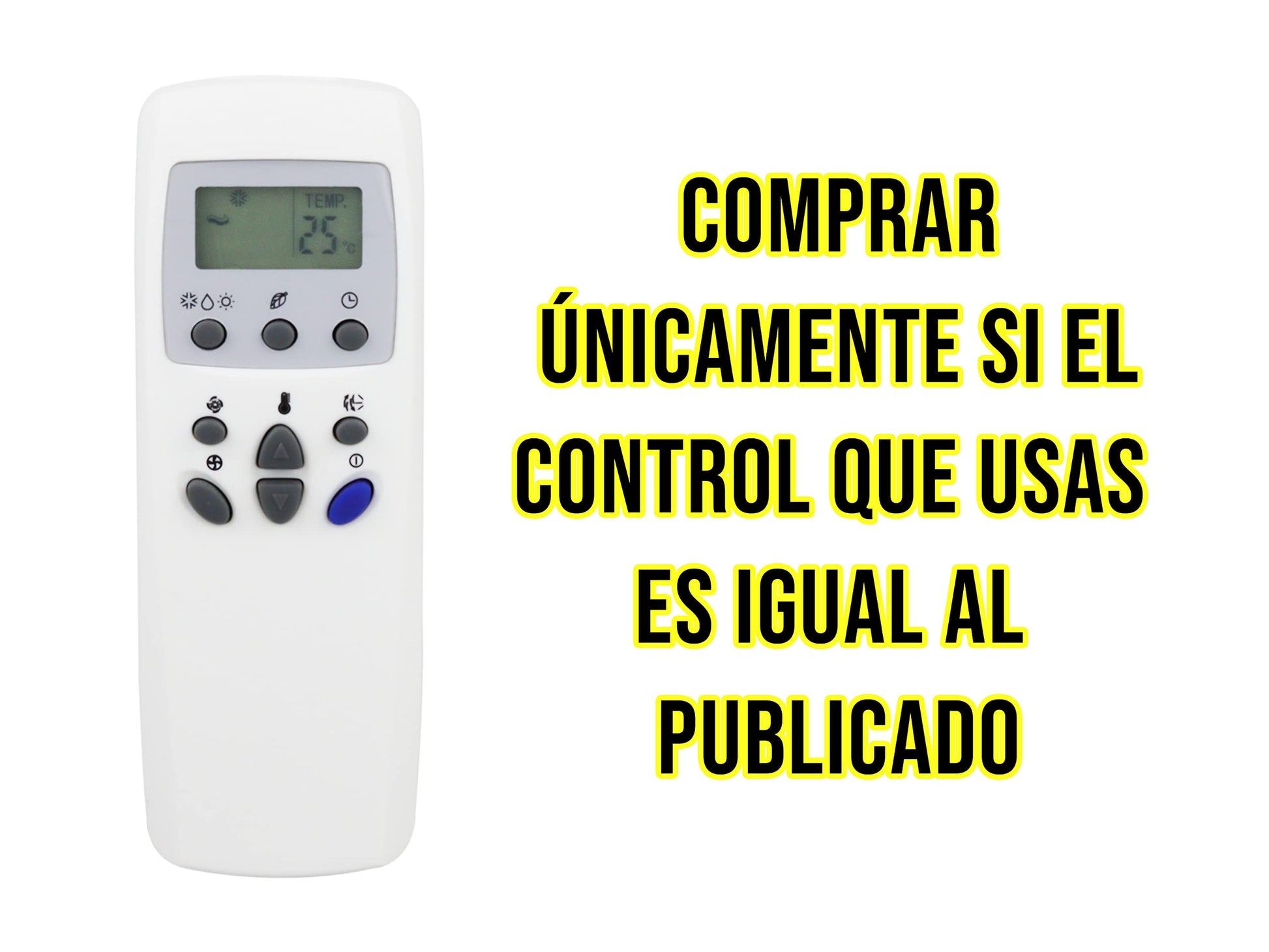 Control LG MiniSplit 6711a20111k 6711a20010a Aire Acondicionado Clima