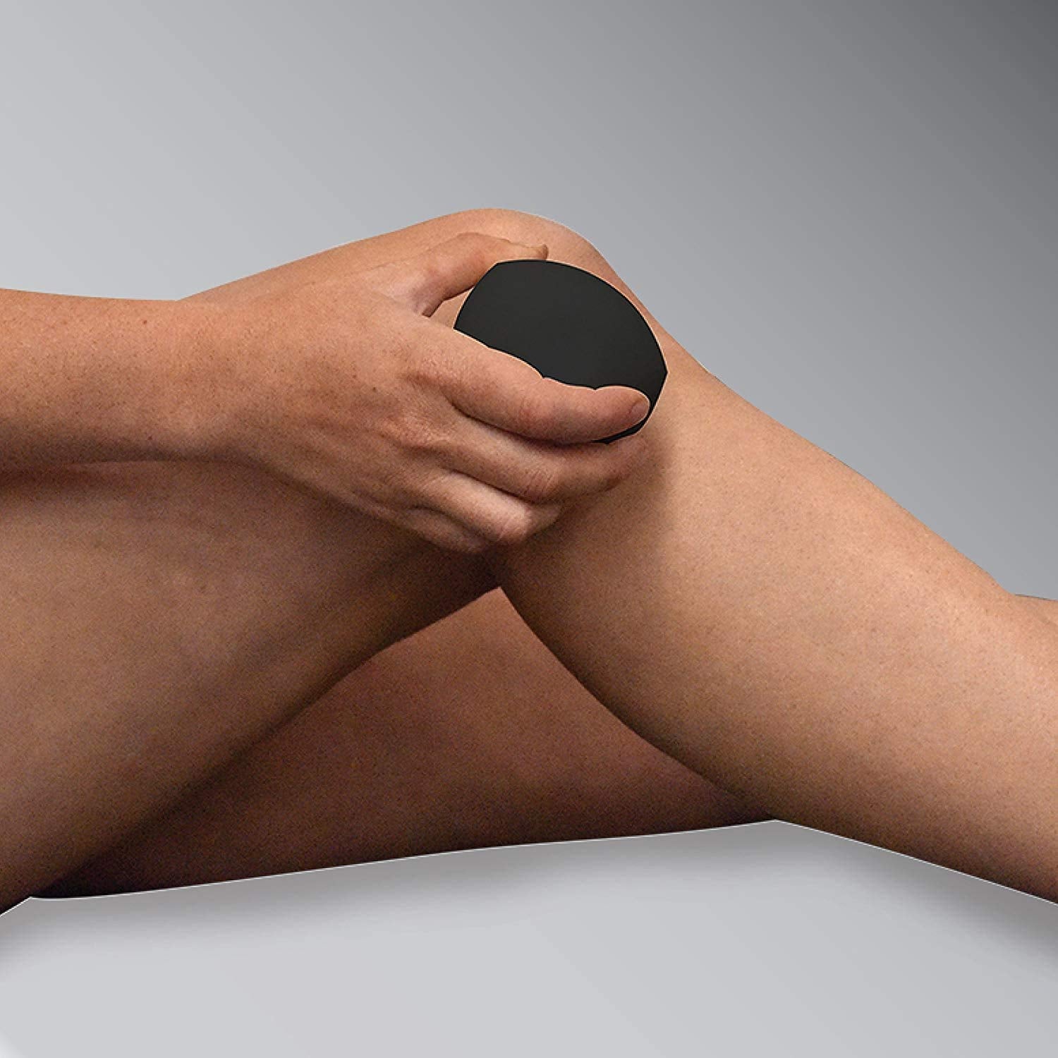 KT Health, Bola de Masaje terapéutica de Hielo/Calor para aliviar el Dolor Muscular y el estrés, Negro/Naranja