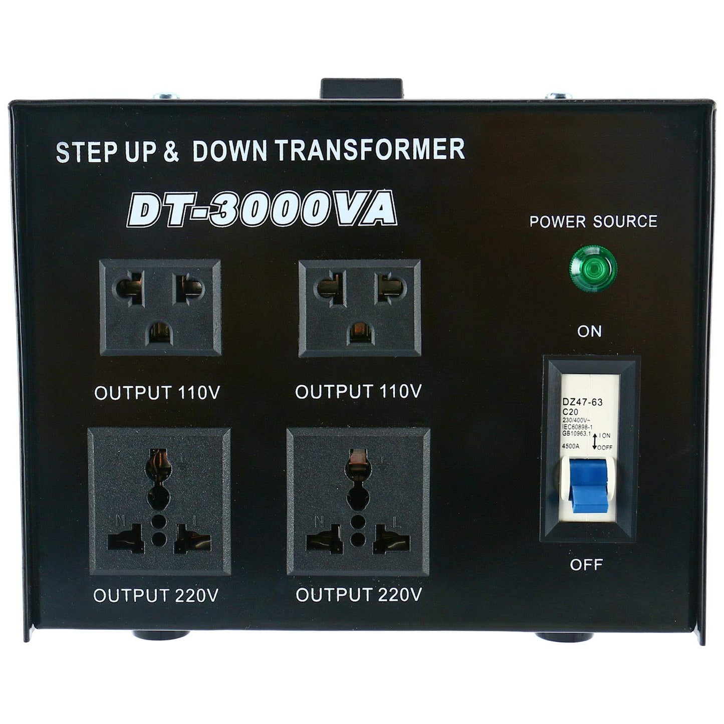 Transformador de Voltaje YaeCCC 3000VA 110V/220V CA-CA 3000VA
