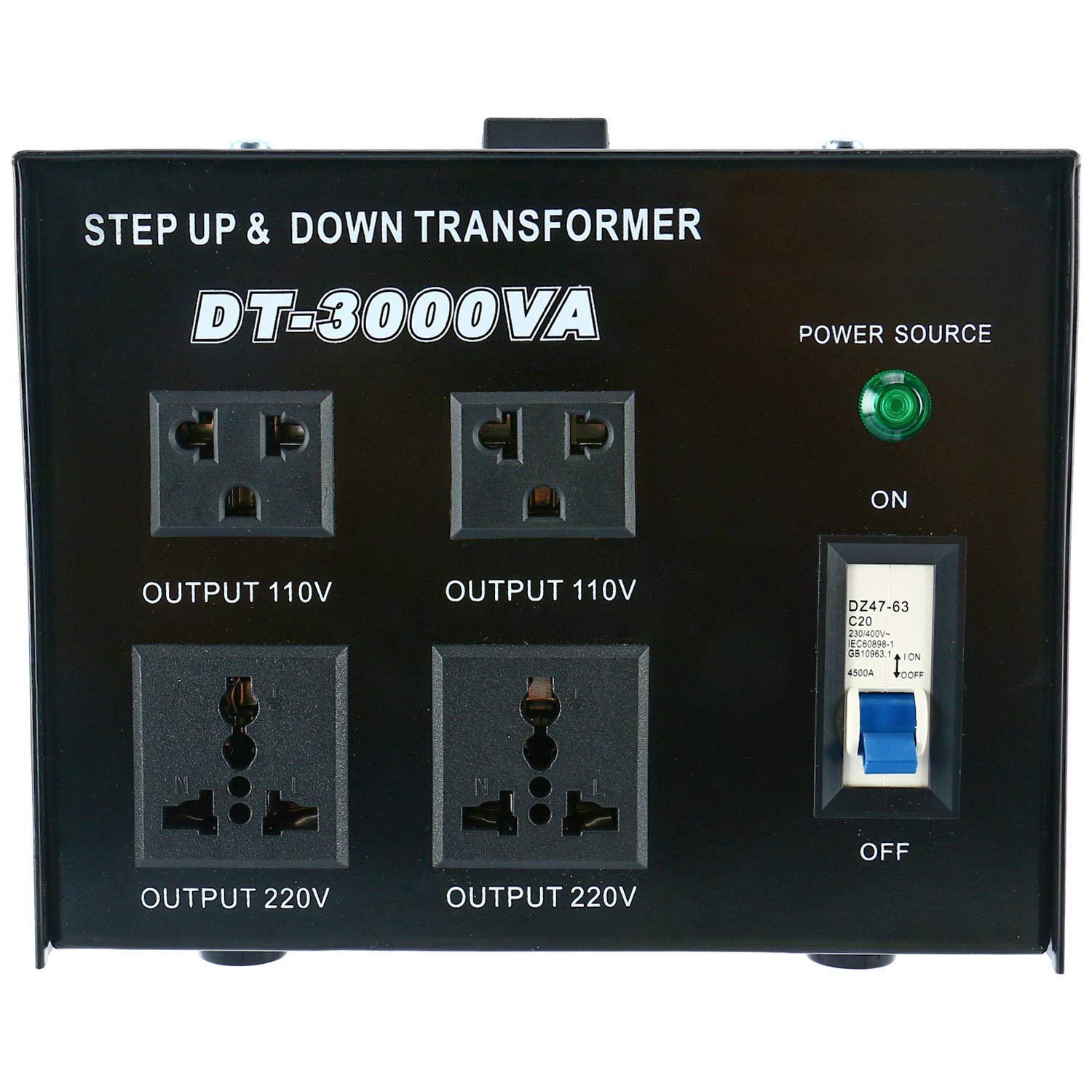 Transformador de Voltaje YaeCCC 3000VA 110V/220V CA-CA 3000VA