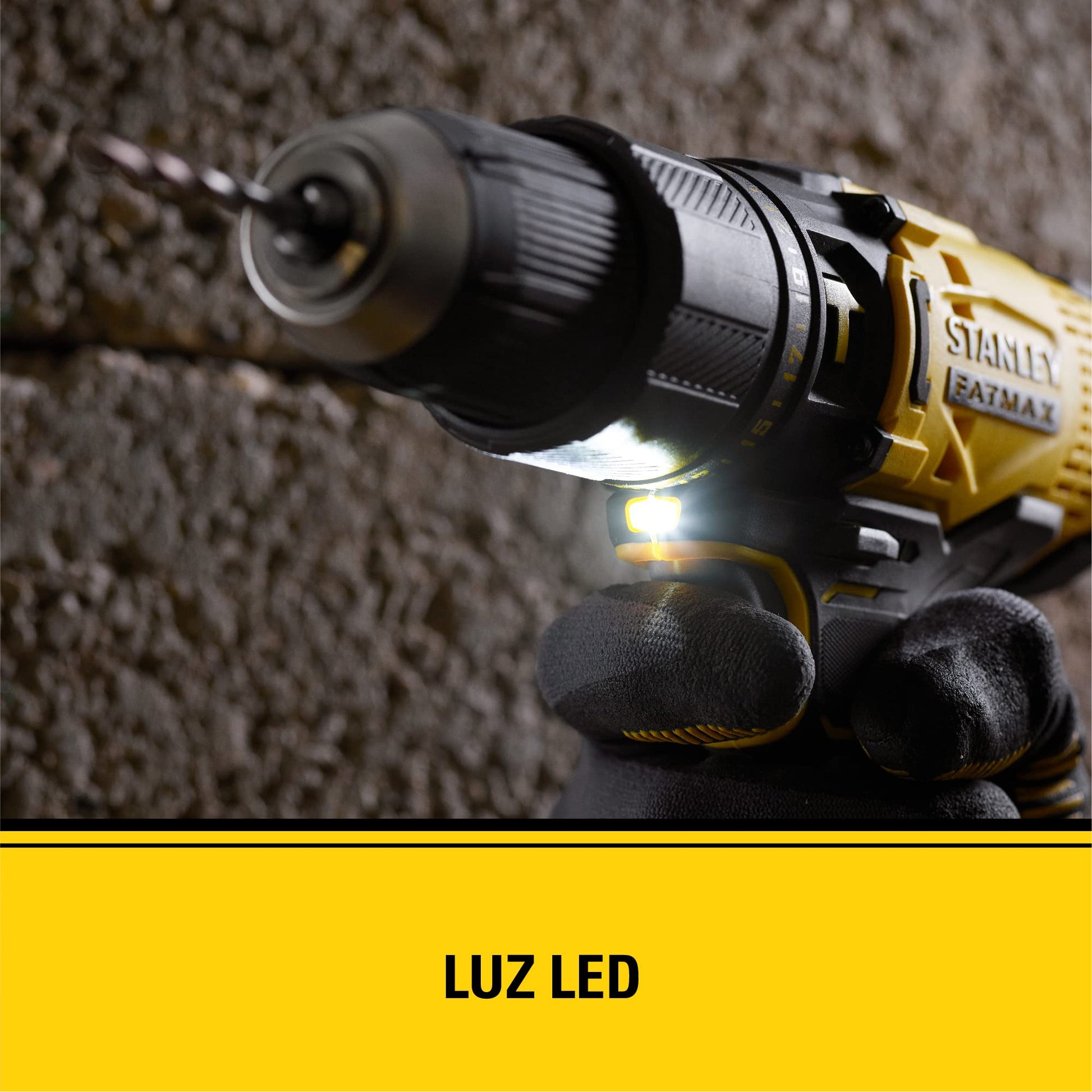 STANLEY Rotomatillo Inalámbrico 20V con 2 Baterías SCD711C2K
