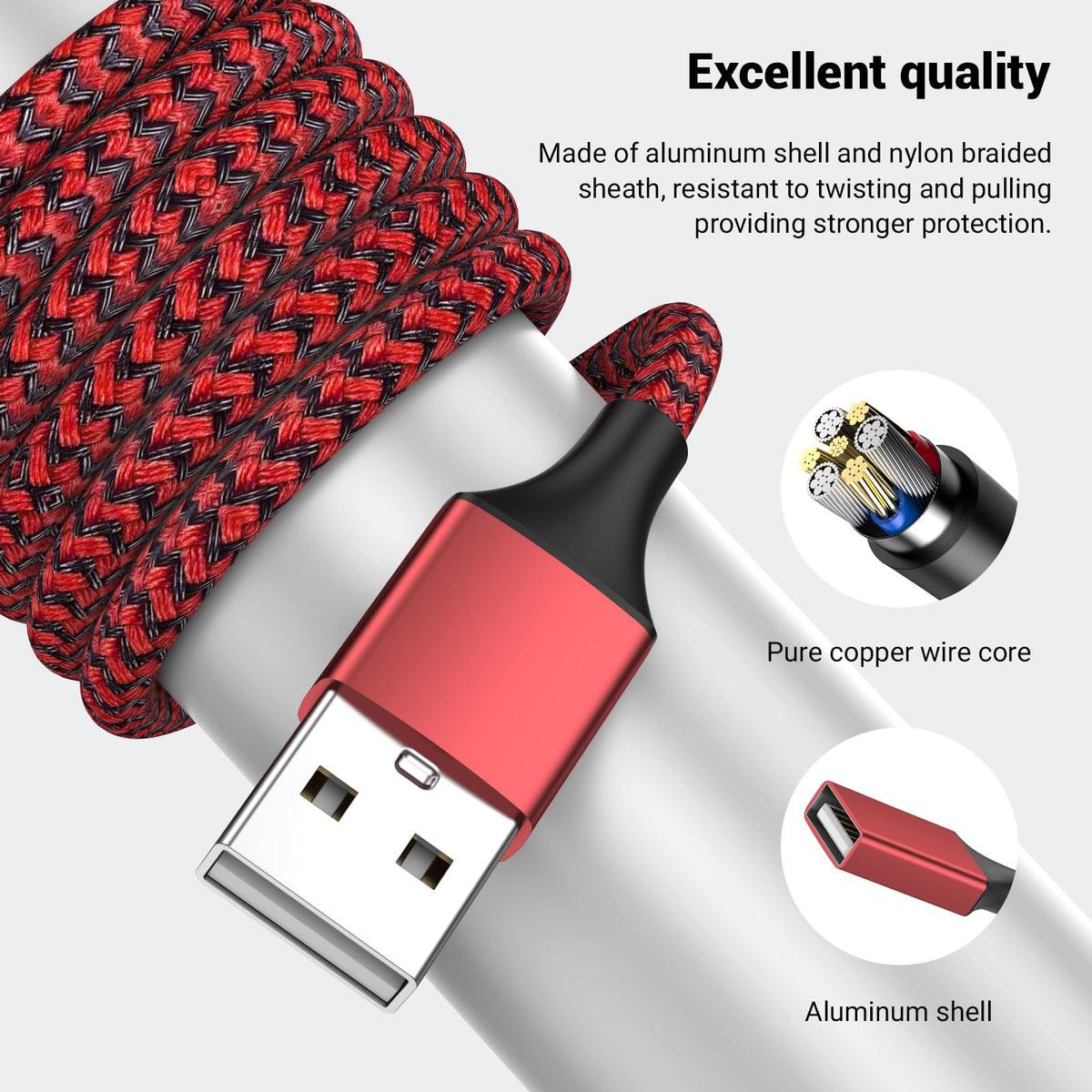 Divisor USB POHFP 3.3 Pies 3 en 1 Compatible con Carga y Transferencia de Datos