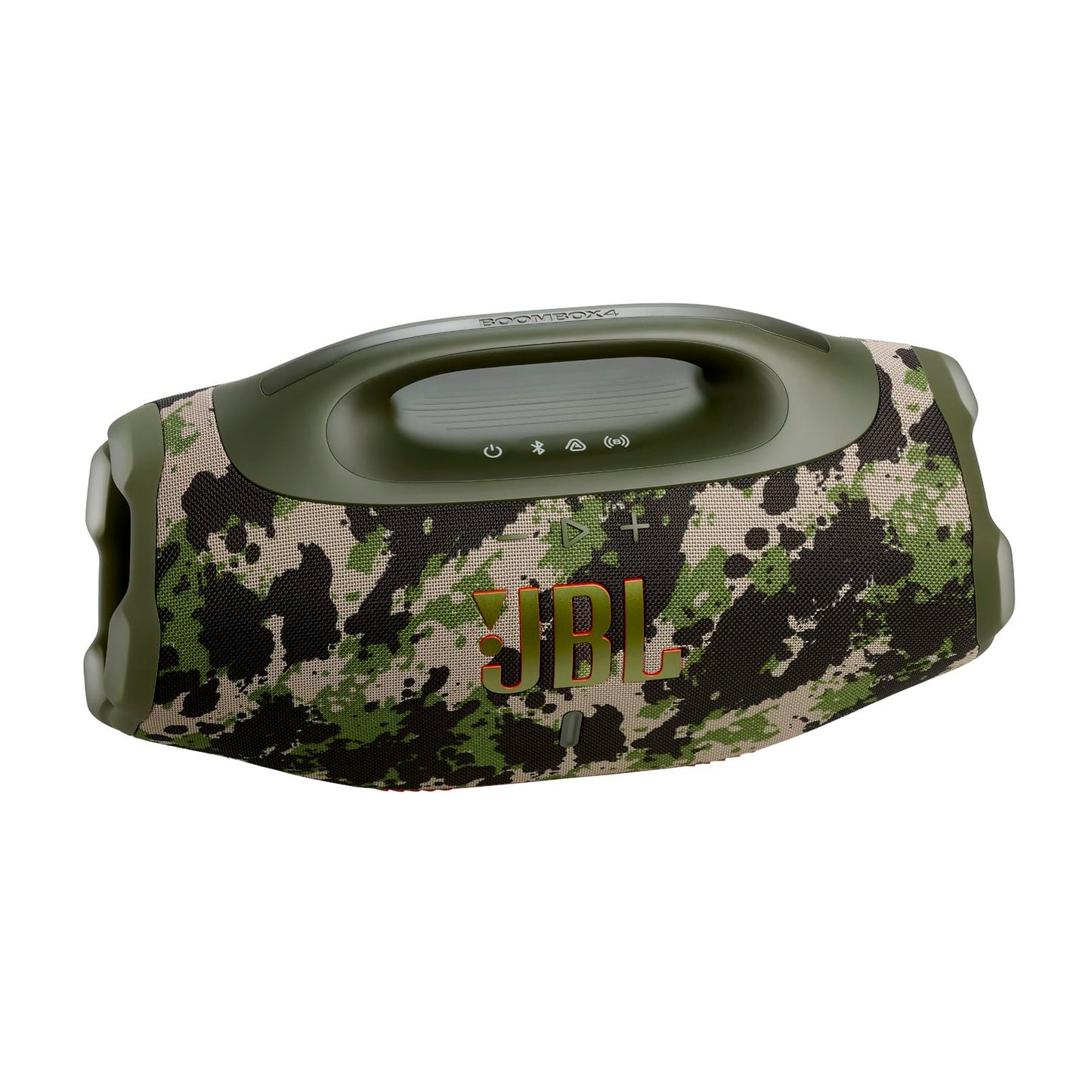 JBL Boombox 4 Bocina Portátil Bluetooth con Sonido Pro (AI Sound Boost), Resistente al Agua y Polvo IP68, hasta 34 Horas de reproducción, Auracast - Squad
