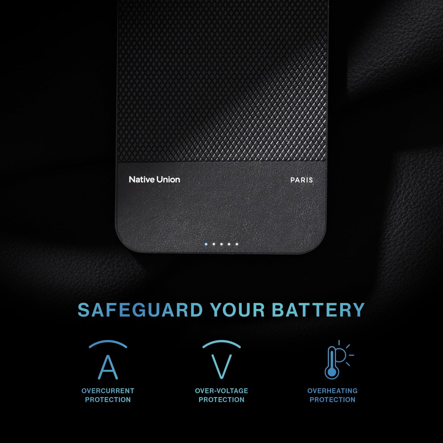 Cargador Portátil Native Union Magnético Compatible MagSafe 10000mAh Qi2 para iPhone