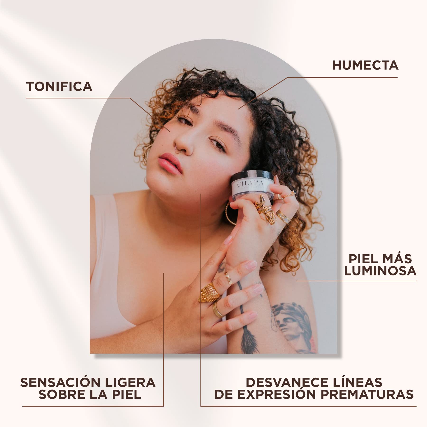 Skin Inc | Chapa Crema Facial Humectante Para Piel Normal a Seca