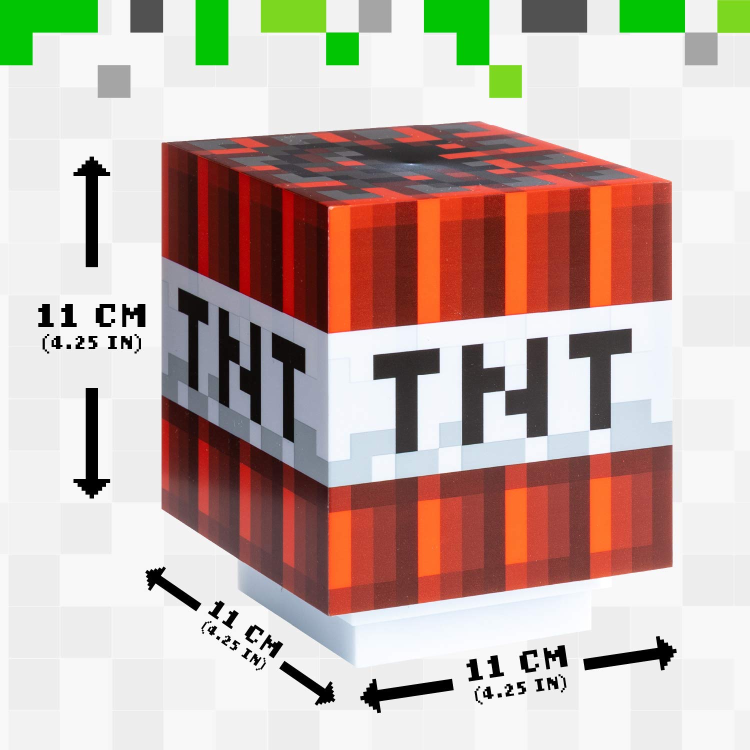 Lámpara Paladone Minecraft TNT roja con Sonidos Decorativa para Gamers
