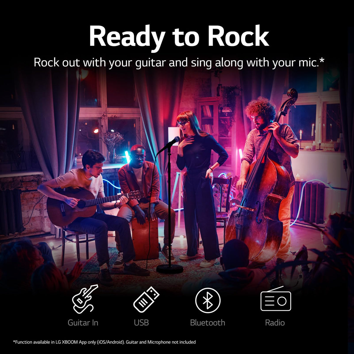 Sistema de Audio LG XBOOM RNC5 Graves Potentes
