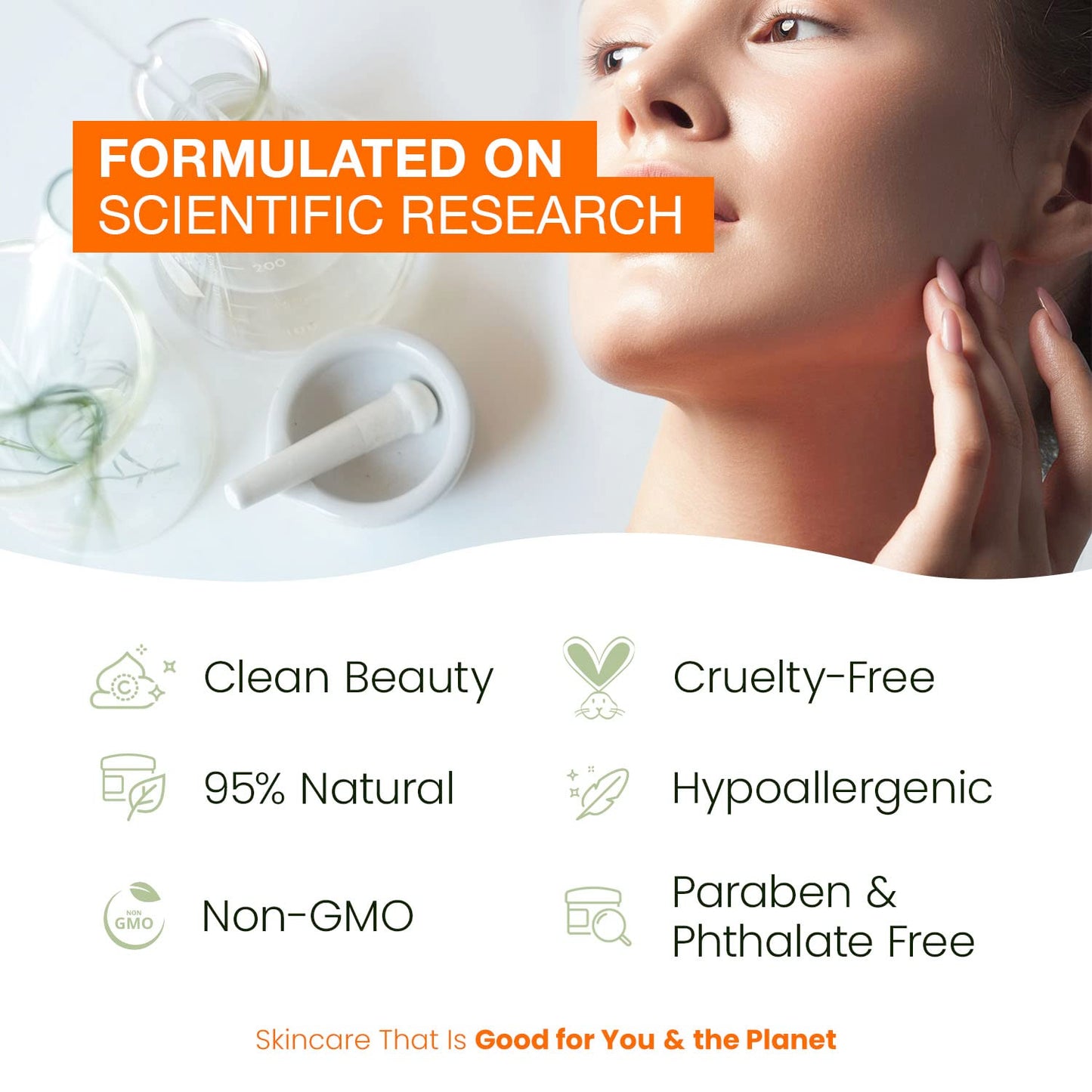 Natural Chemist Suero Facial Con Vitamina C Y Colágeno: Mejora La Elasticidad De La Piel, Reduce Las Manchas Oscuras Y Las Arrugas, Ilumina El Cutis - 1,69 Onzas Líquidas/50 M Vitamina C Y Colágeno