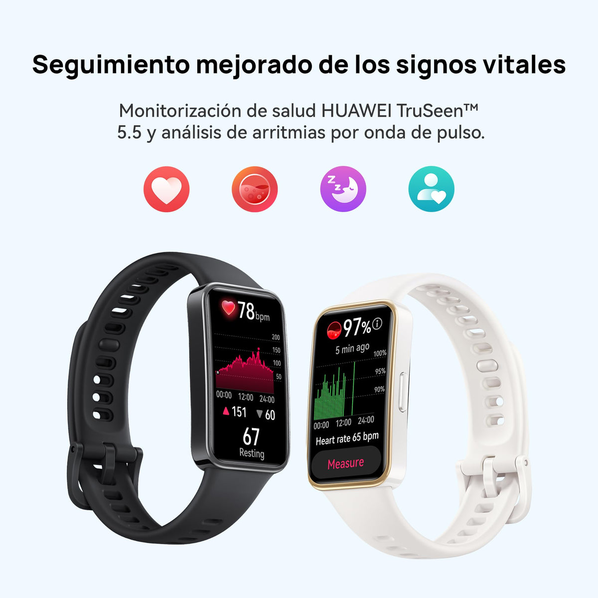 Smartwatch Huawei Amarillo con Pantalla AMOLED de 1.47” y Duración de 2 Semanas