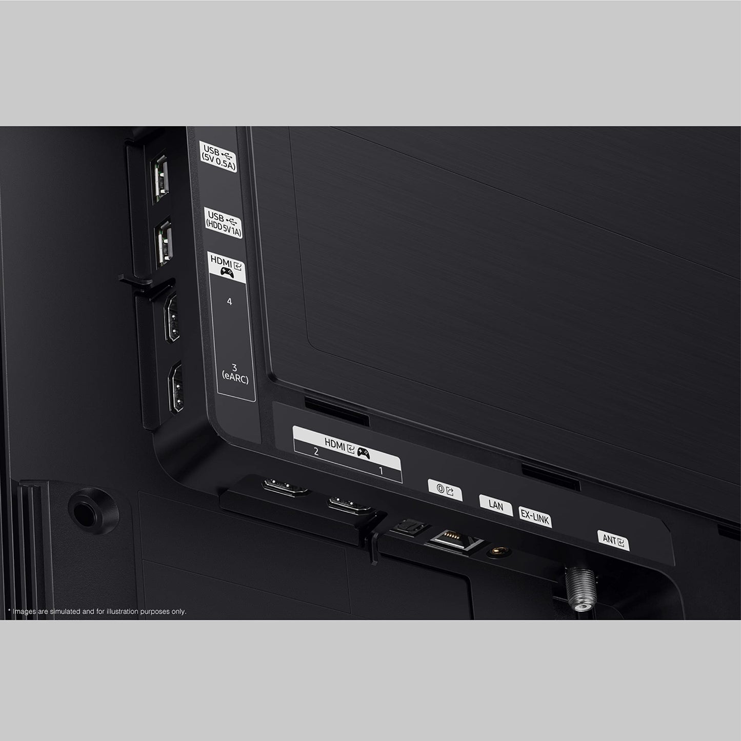 Samsung 77 Pulgadas Clase OLED 4K S90C Series Quantum HDR, Dolby Atmos Seguimiento de Objetos Sound Lite, Ultra Delgado, Q-Symphony 3.0, Gaming Hub, Smart TV con Alexa Incorporado (QN77S90C, Modelo