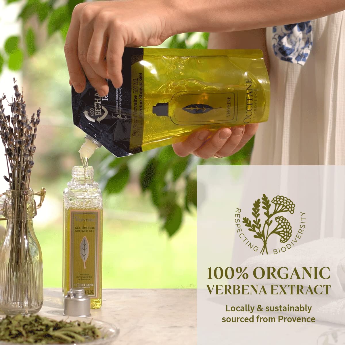 L'Occitane Gel de ducha Eco-Refill Verbena 500ml