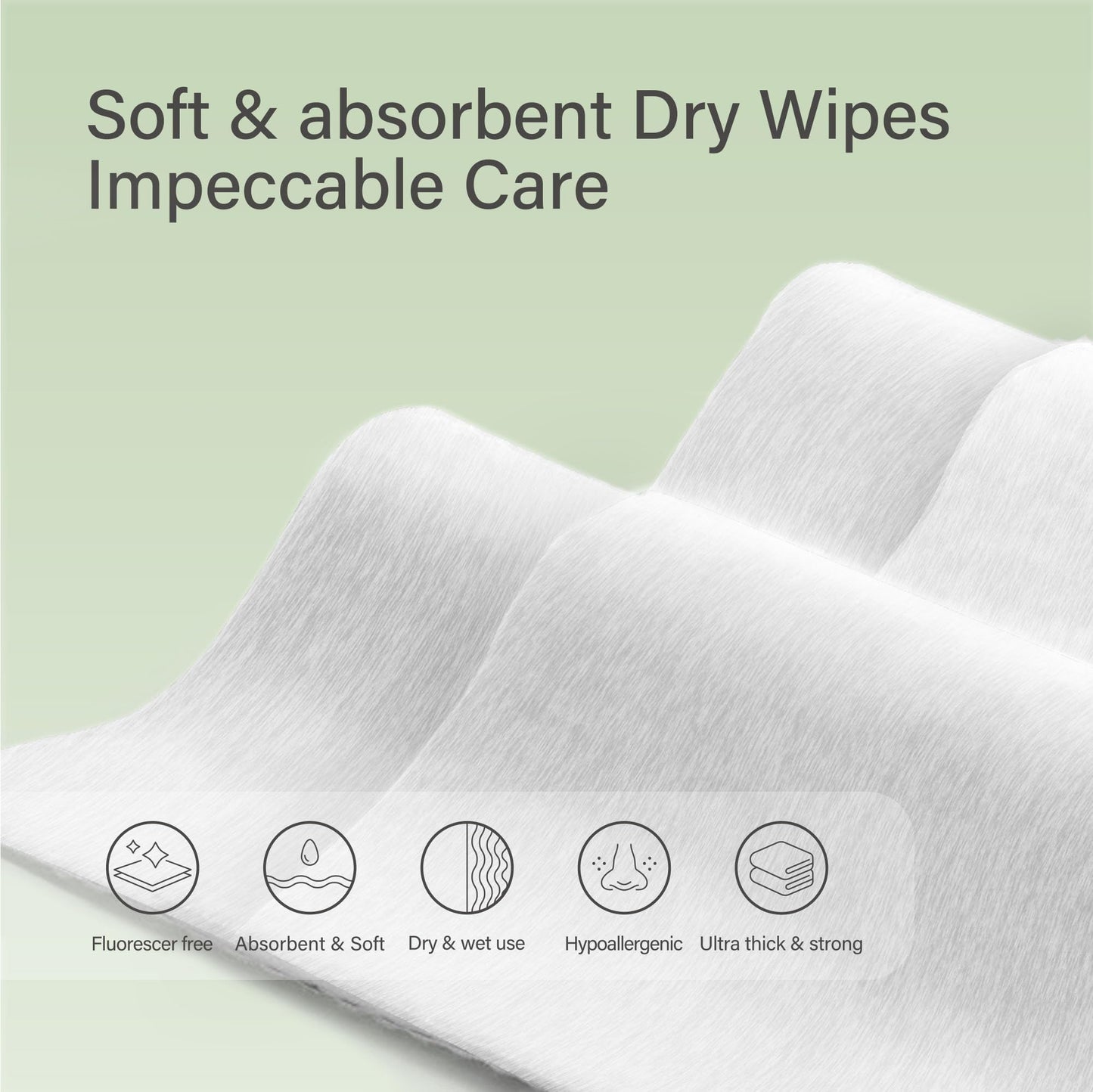 UNIFREE Toallas faciales Unifree | Toallitas húmedas | Toallitas secas | Desmaquillante | Pañuelos faciales | Paquete práctico para llevar (360 unidades)