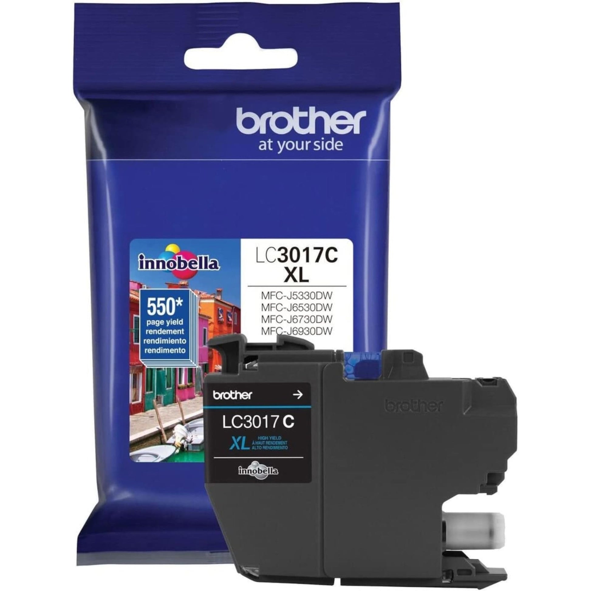 Brother LC-3017C cartucho de tinta Cian - Cartucho de tinta para impresoras (Original, Cian, Brother, MFC-J5330DW, MFC-J6530DW, MFC-J6930DW, Inyección de tinta, Alto rendimiento (XL))