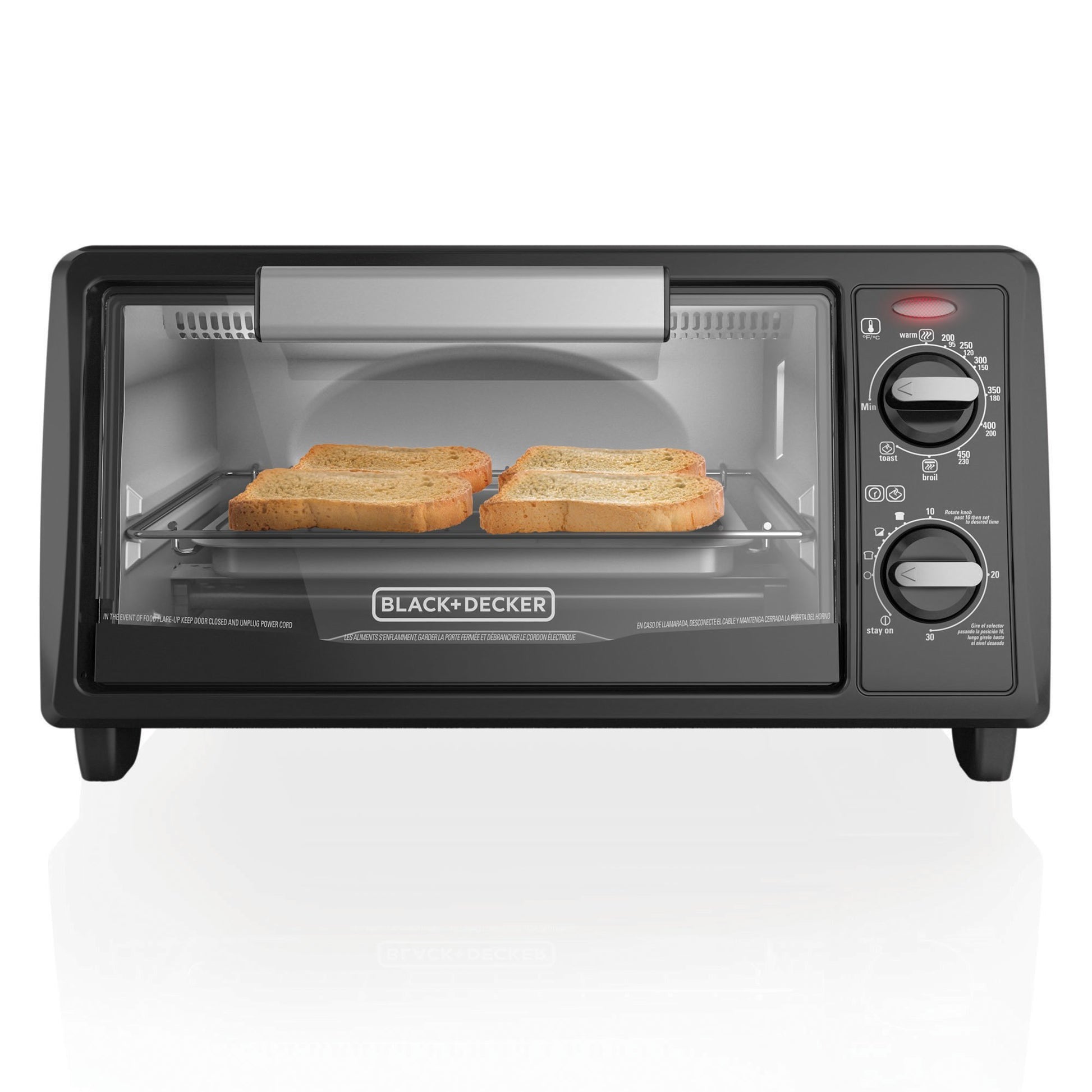 Horno Eléctrico Black + Decker Hornea, Asa, Tuesta y Calienta