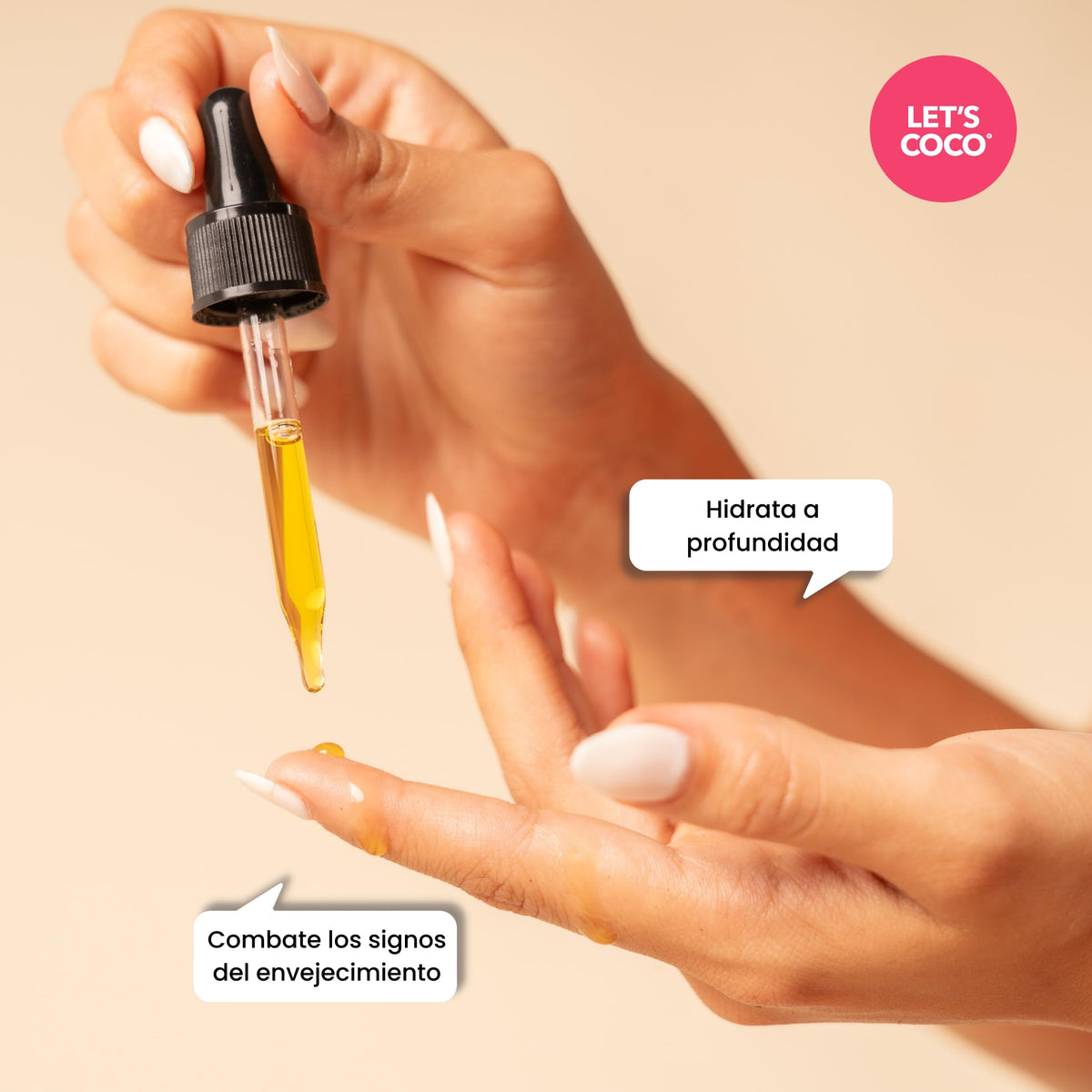 LET'S COCO | Aceite Facial 100% JOJOBA puro. Calma la piel irritada, humecta, equilibra e ilumina la piel. Ayuda a reducir signos de la edad. Prensado en frío. De semilla sustentables originarias de México 30 ml/ 1 oz (Jojoba sin diluir)