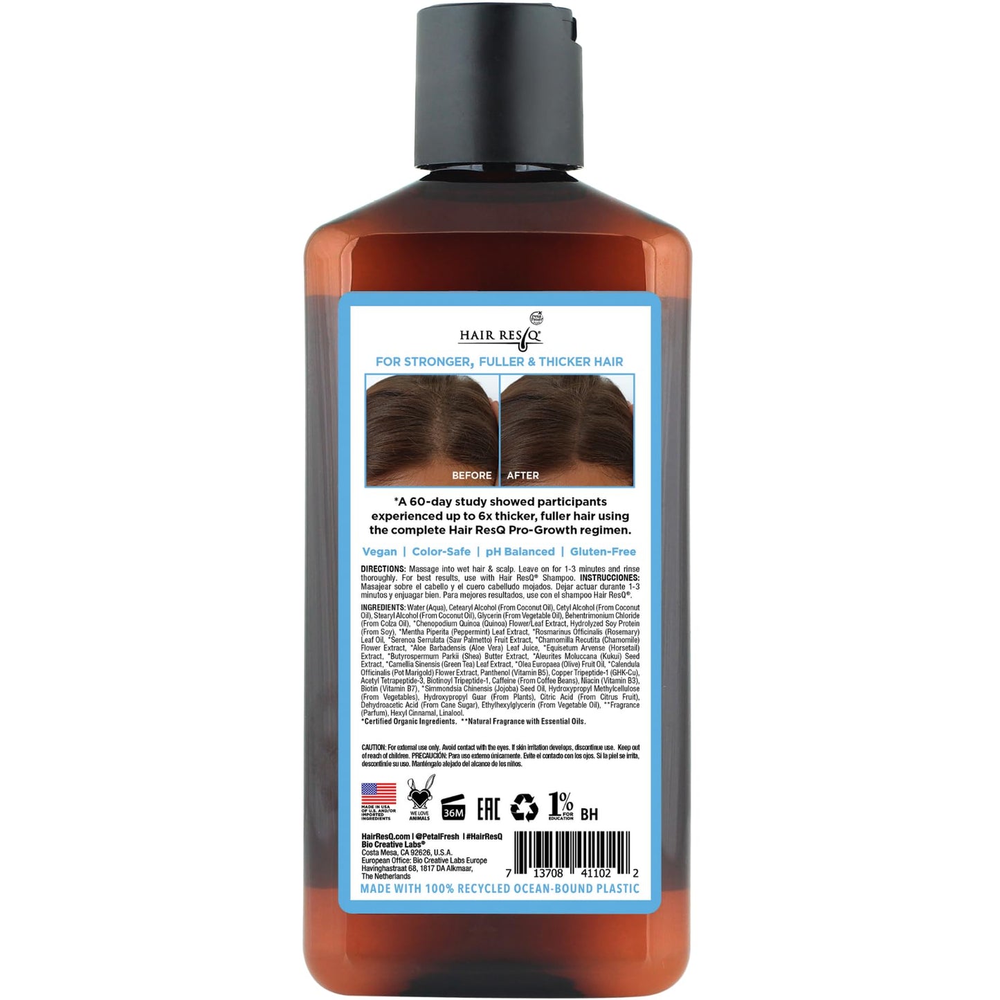 Petal Fresh Hair Resq Thickening Conditioner for Normal Hair, 12 Fluid Ounce