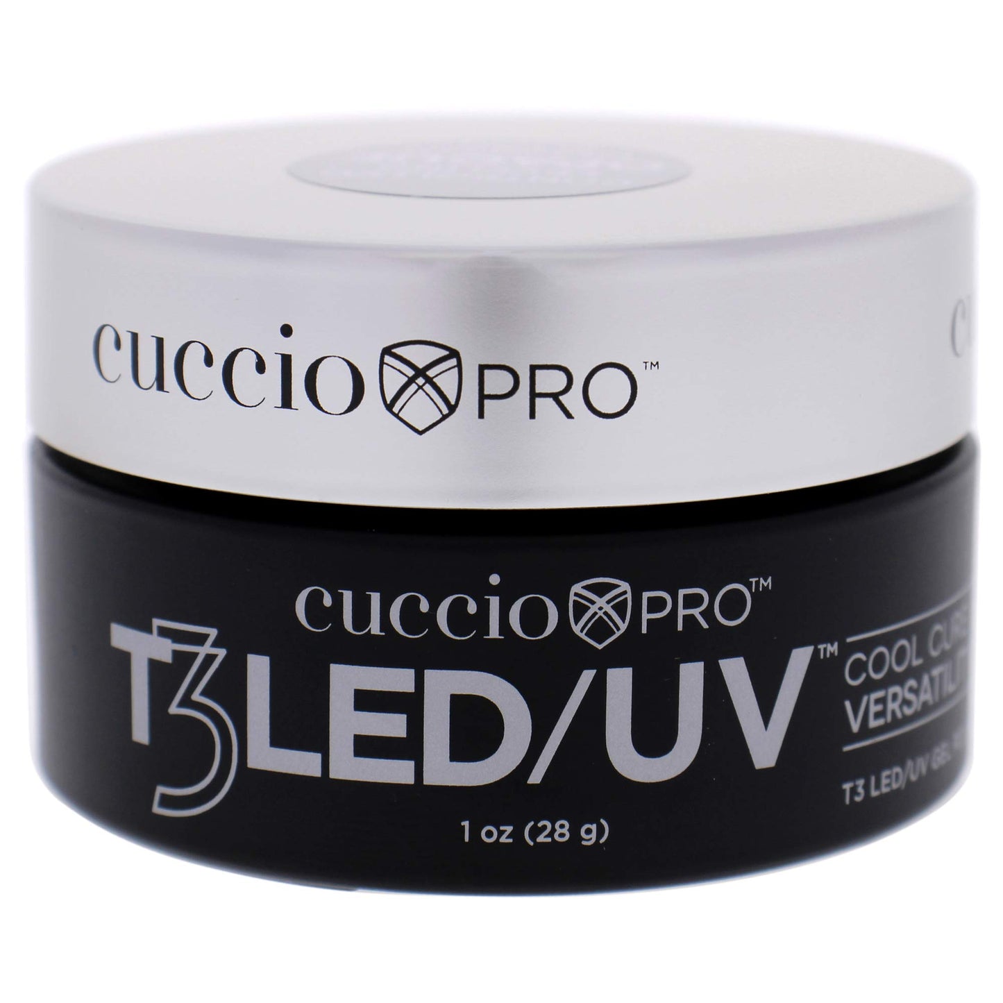 Cuccio Pro T3 LED/UV Cool Cure Versatility Gel - Controlled Levelling - Incredibly Flexible - Strong Adhesion - Thick Viscosity - Fast Application - Quick Cure - Opaque Brazilian Blush - 28 G Nail Gel