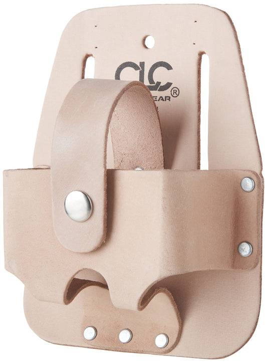 Custom Leathercraft 464 - Soporte para cinta métrica resistente, 16-30 pulgadas, color marrón