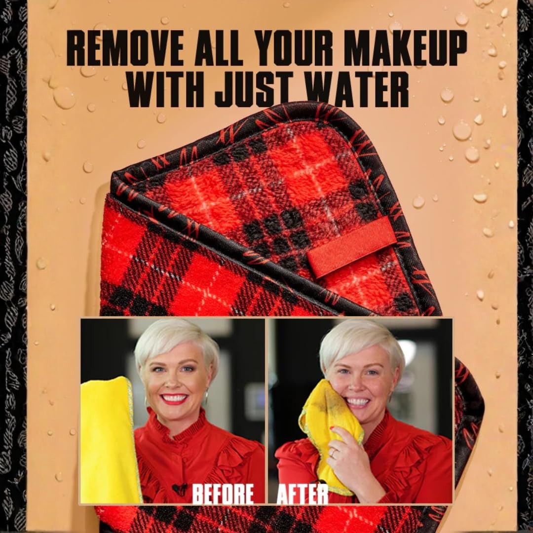 CAMPANELLI - Toallas desmaquillantes lavables y reutilizables. Ideal para pieles sensibles. FreshFace & Perfect Beauty como se ve en QVC & HSN (juego de 5 piezas de helado)